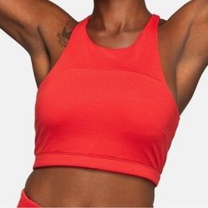 Red Outdoor Voices TechSweat Crop Top